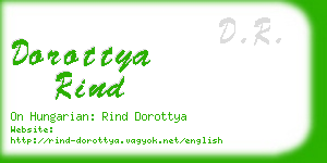 dorottya rind business card